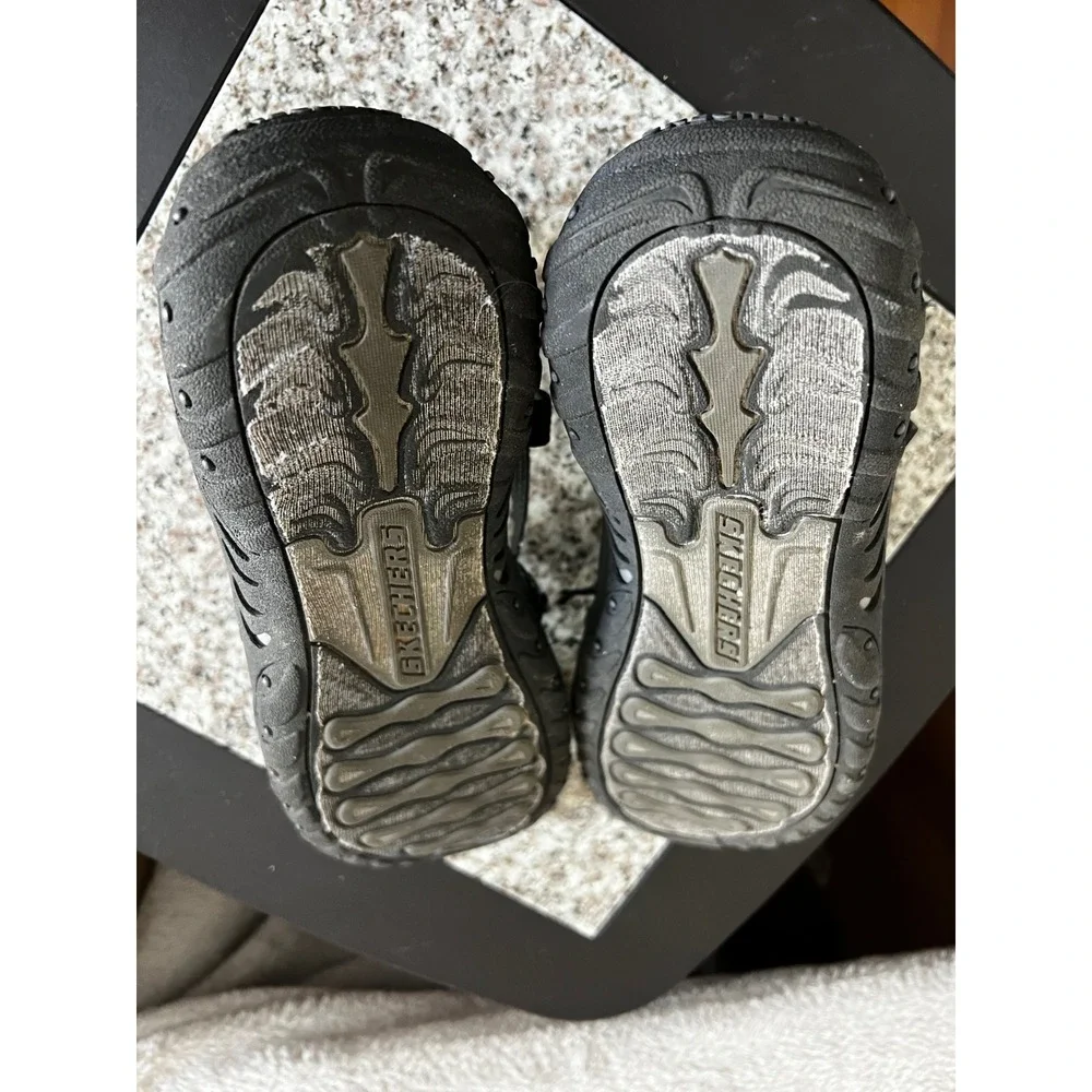 Skechers Outdoor Lifestyle Womens Black White Strappy Hiking Sandals‎ Buckle 11